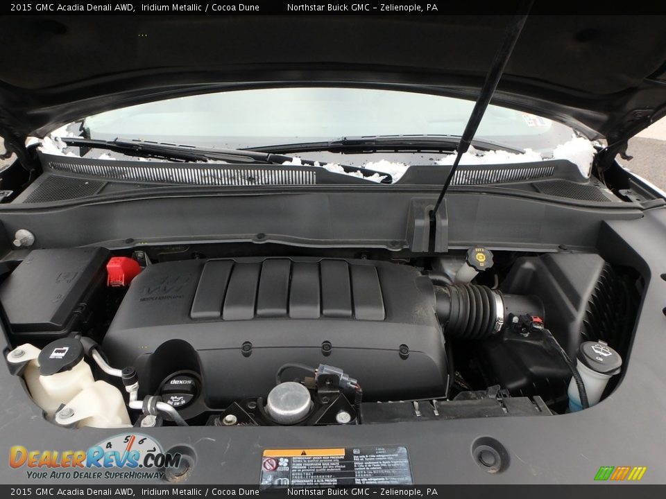2015 GMC Acadia Denali AWD Iridium Metallic / Cocoa Dune Photo #2