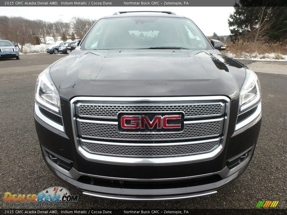 2015 GMC Acadia Denali AWD Iridium Metallic / Cocoa Dune Photo #3