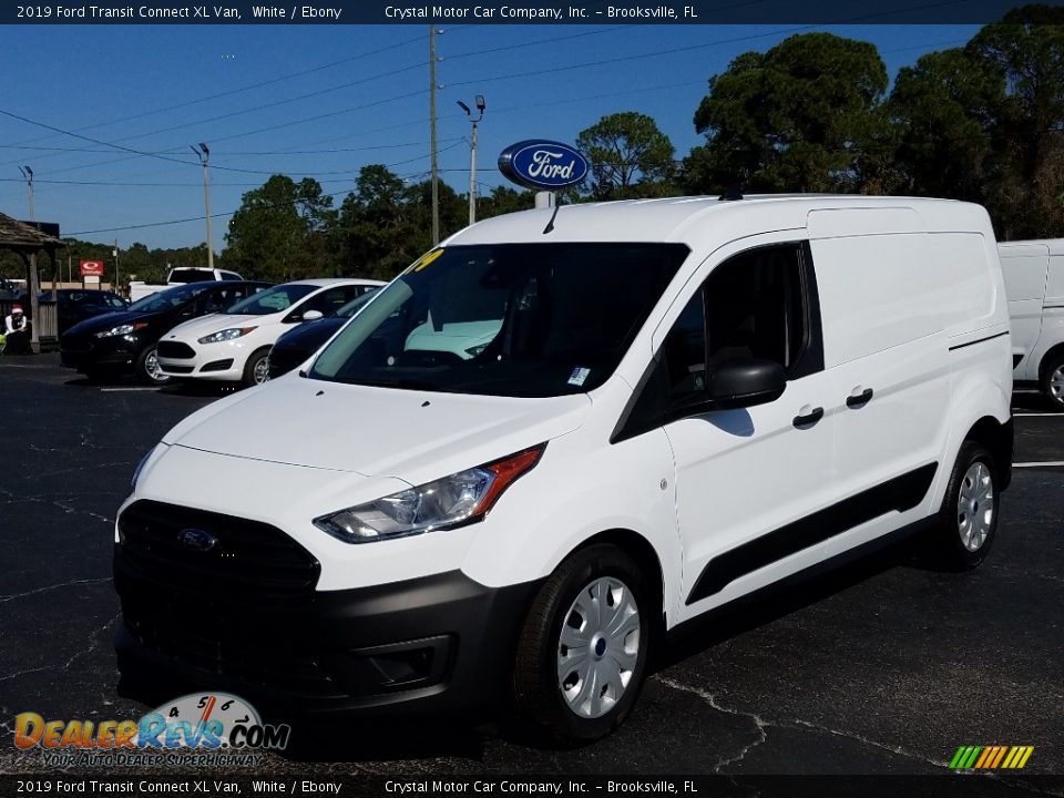 2019 Ford Transit Connect XL Van White / Ebony Photo #1