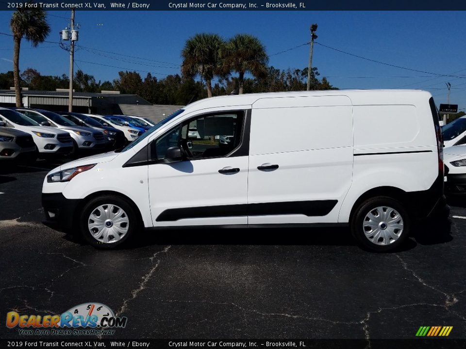 2019 Ford Transit Connect XL Van White / Ebony Photo #2