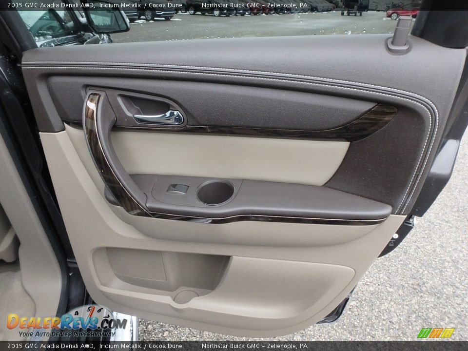 2015 GMC Acadia Denali AWD Iridium Metallic / Cocoa Dune Photo #7