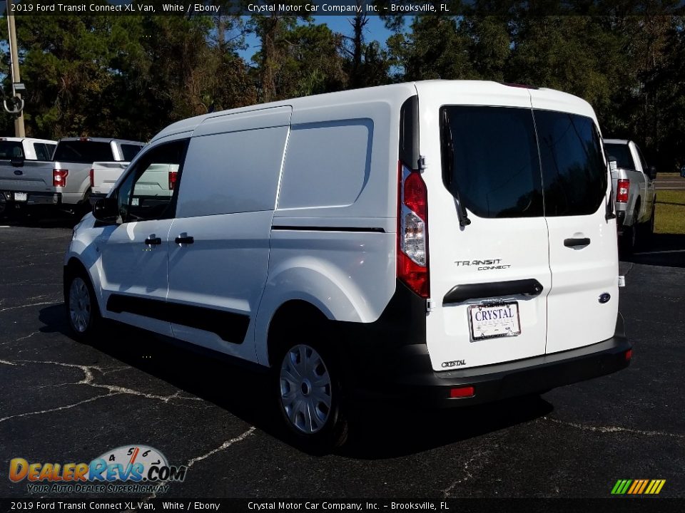 2019 Ford Transit Connect XL Van White / Ebony Photo #3