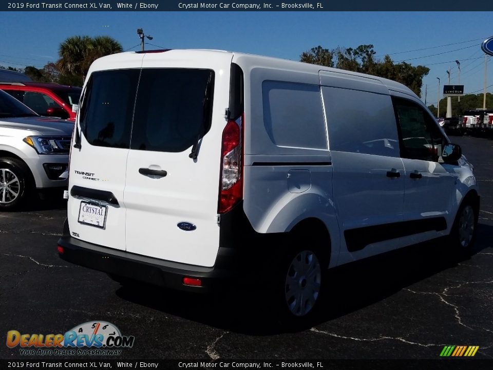 2019 Ford Transit Connect XL Van White / Ebony Photo #5