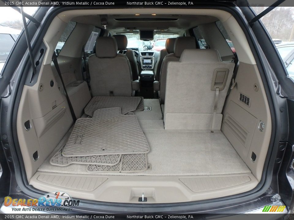 2015 GMC Acadia Denali AWD Iridium Metallic / Cocoa Dune Photo #10