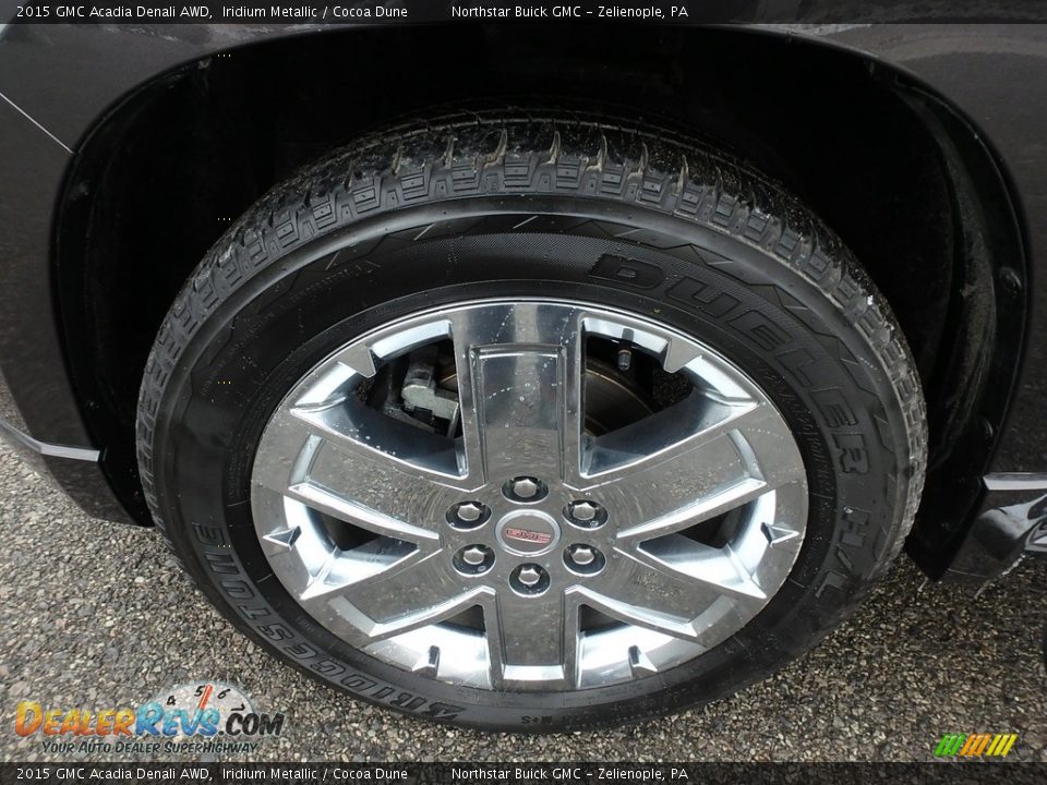 2015 GMC Acadia Denali AWD Iridium Metallic / Cocoa Dune Photo #13