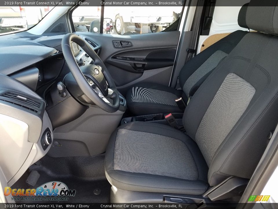2019 Ford Transit Connect XL Van White / Ebony Photo #9