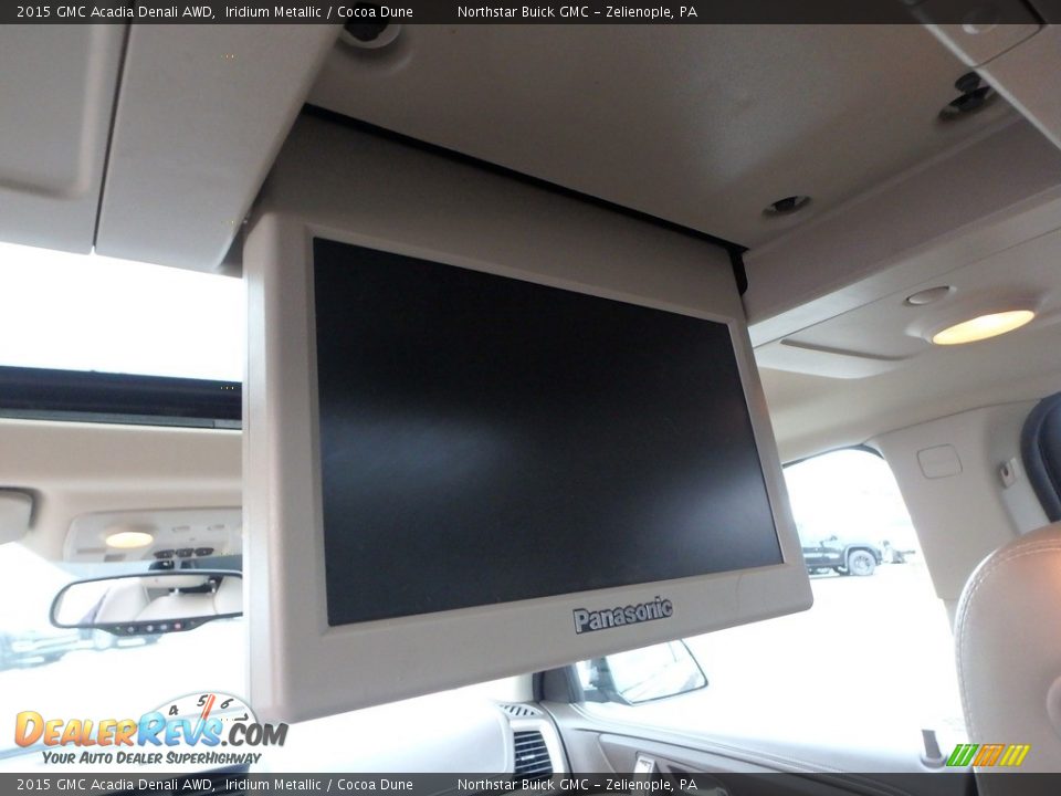 2015 GMC Acadia Denali AWD Iridium Metallic / Cocoa Dune Photo #18