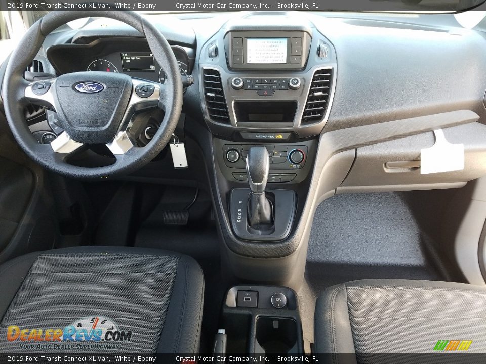 2019 Ford Transit Connect XL Van White / Ebony Photo #13