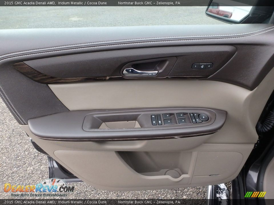 2015 GMC Acadia Denali AWD Iridium Metallic / Cocoa Dune Photo #20