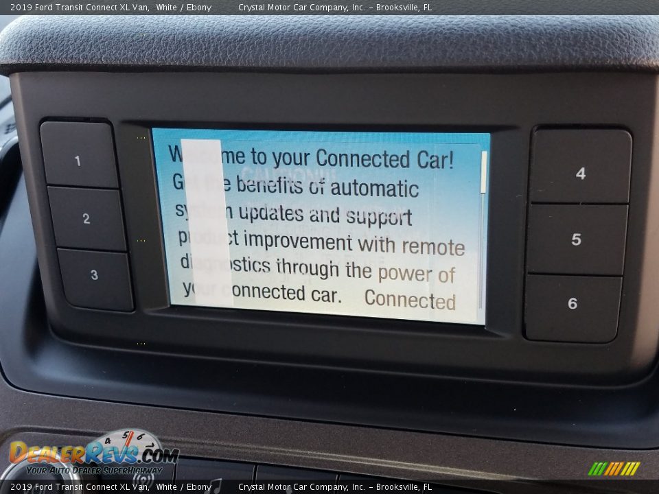 2019 Ford Transit Connect XL Van White / Ebony Photo #15