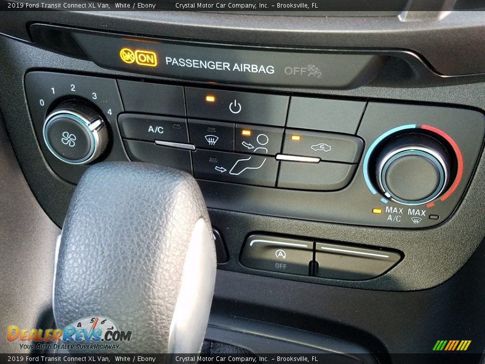 2019 Ford Transit Connect XL Van White / Ebony Photo #16