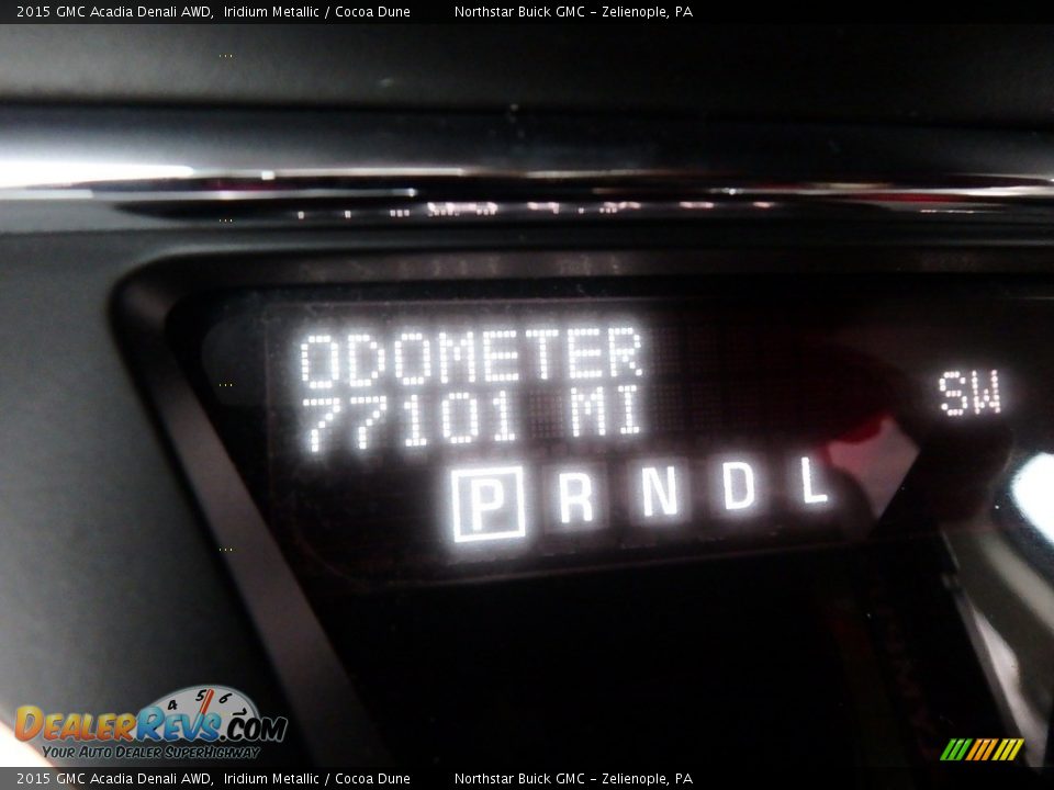2015 GMC Acadia Denali AWD Iridium Metallic / Cocoa Dune Photo #25