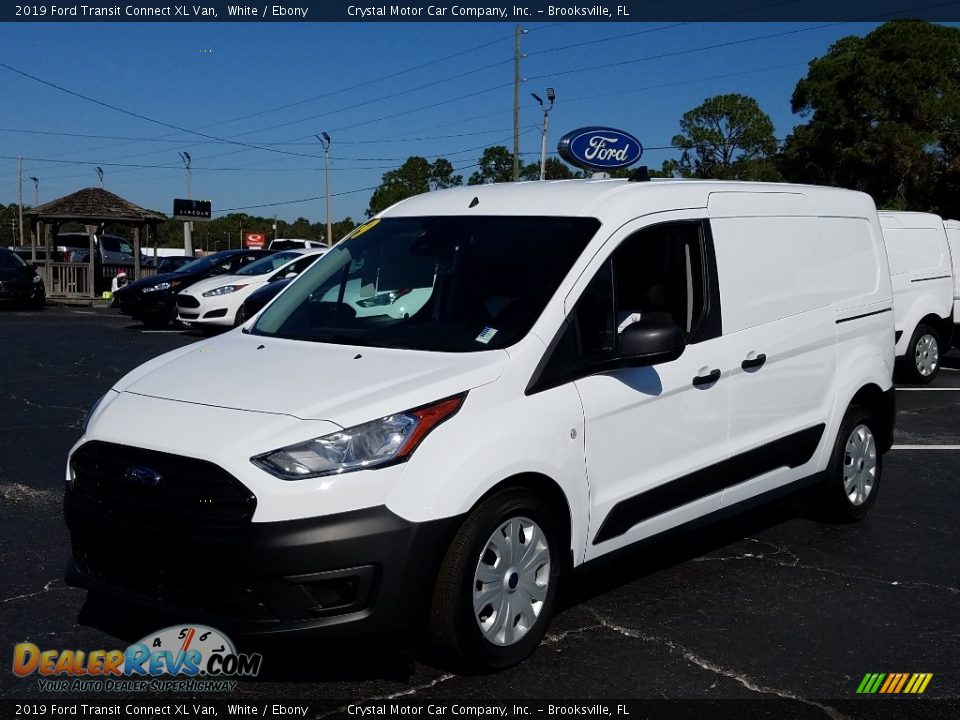 2019 Ford Transit Connect XL Van White / Ebony Photo #1