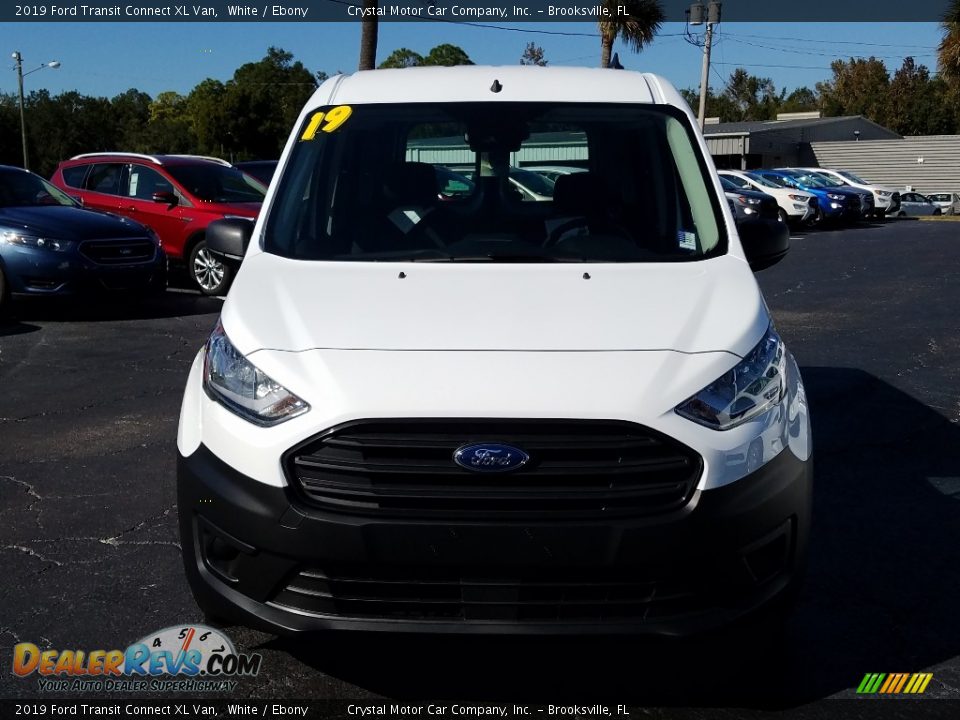 2019 Ford Transit Connect XL Van White / Ebony Photo #8