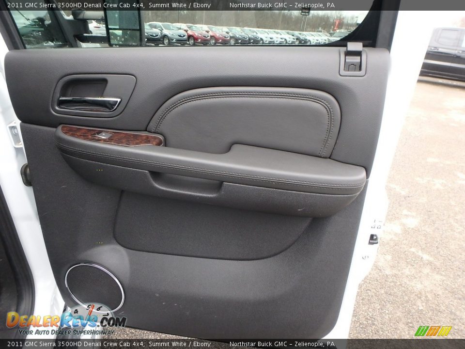 2011 GMC Sierra 3500HD Denali Crew Cab 4x4 Summit White / Ebony Photo #8