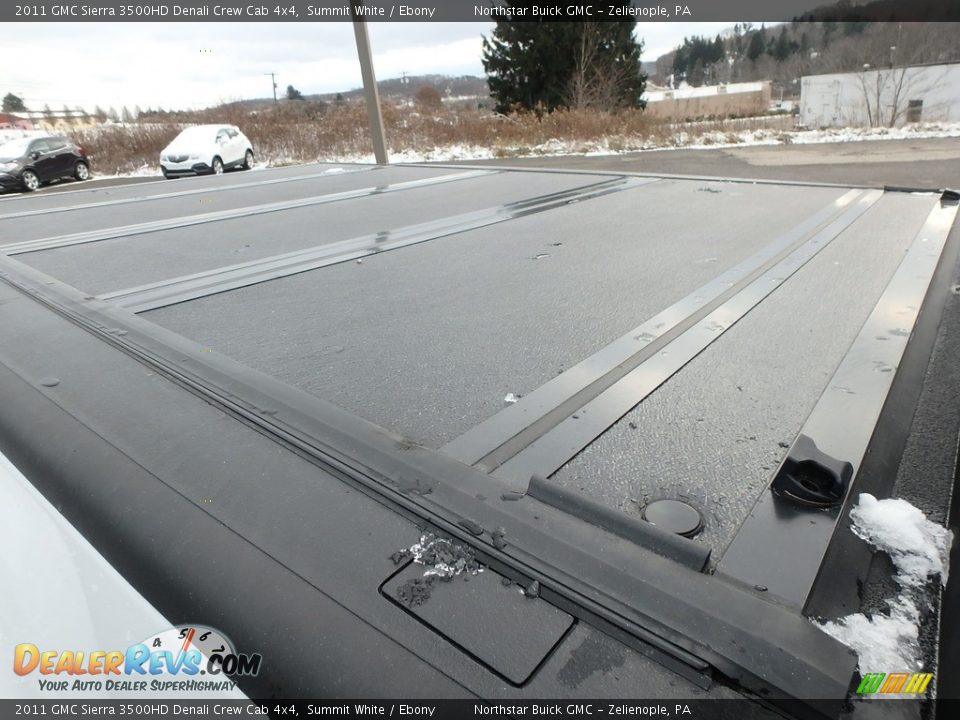 2011 GMC Sierra 3500HD Denali Crew Cab 4x4 Summit White / Ebony Photo #9