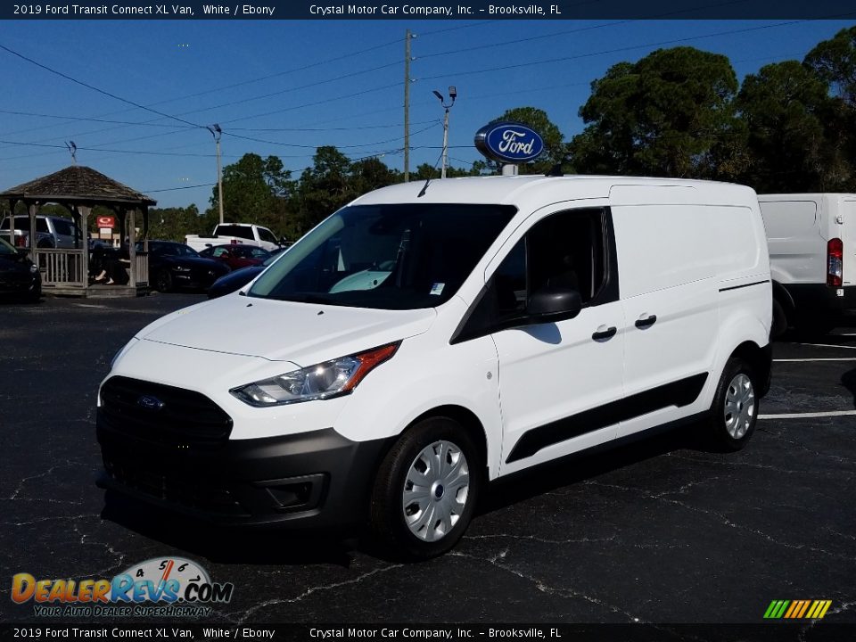 2019 Ford Transit Connect XL Van White / Ebony Photo #1