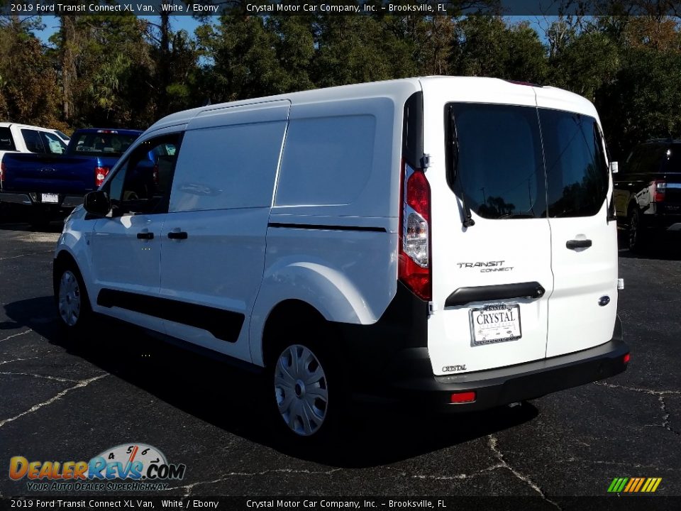 2019 Ford Transit Connect XL Van White / Ebony Photo #3