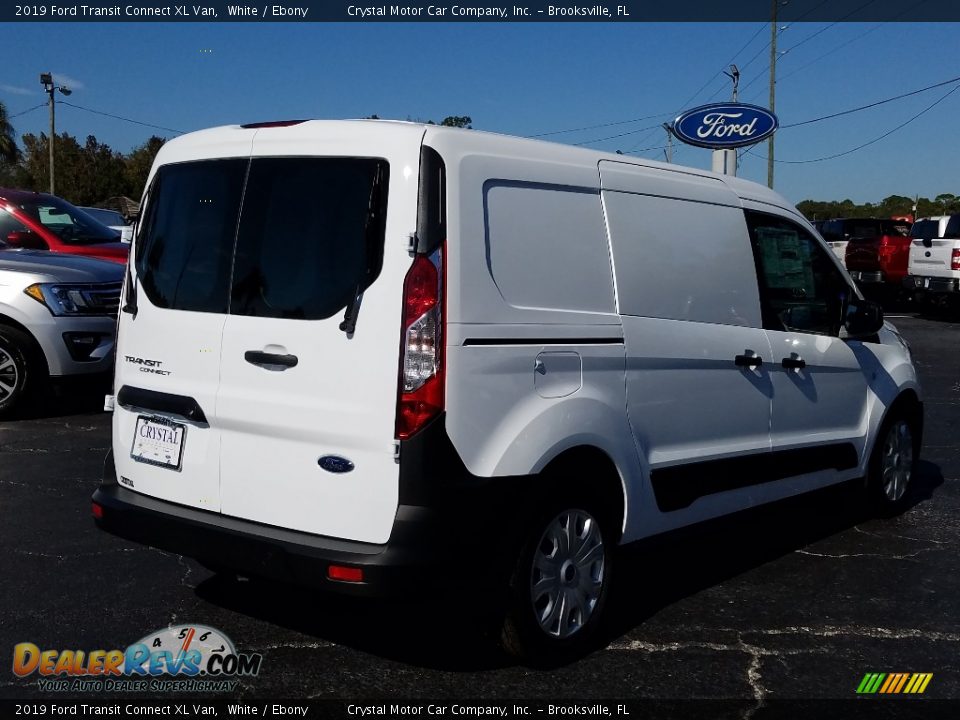 2019 Ford Transit Connect XL Van White / Ebony Photo #5