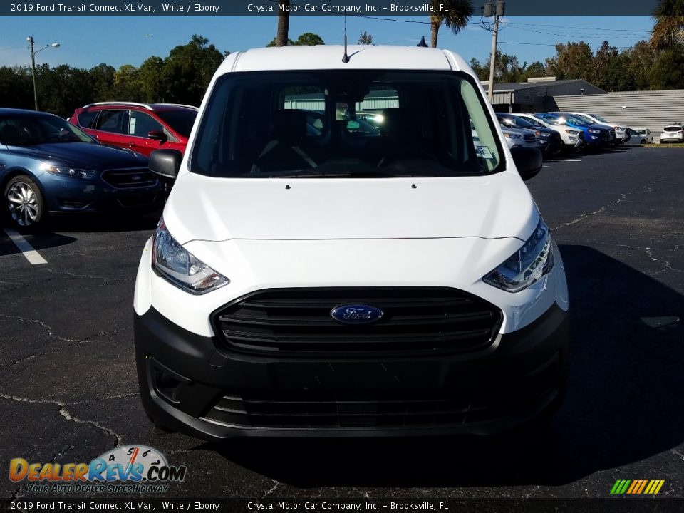 2019 Ford Transit Connect XL Van White / Ebony Photo #8