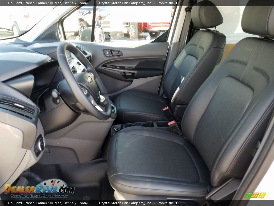 2019 Ford Transit Connect XL Van White / Ebony Photo #9
