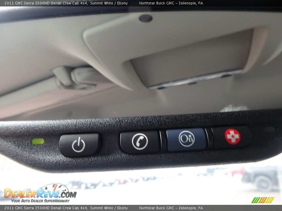 2011 GMC Sierra 3500HD Denali Crew Cab 4x4 Summit White / Ebony Photo #29