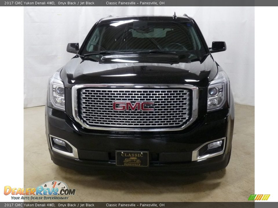 2017 GMC Yukon Denali 4WD Onyx Black / Jet Black Photo #4