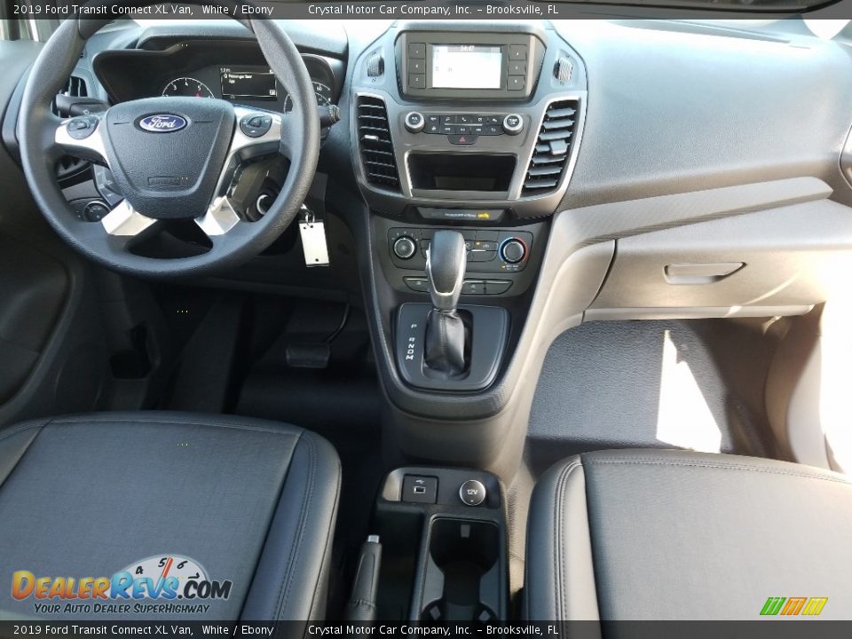 2019 Ford Transit Connect XL Van White / Ebony Photo #13