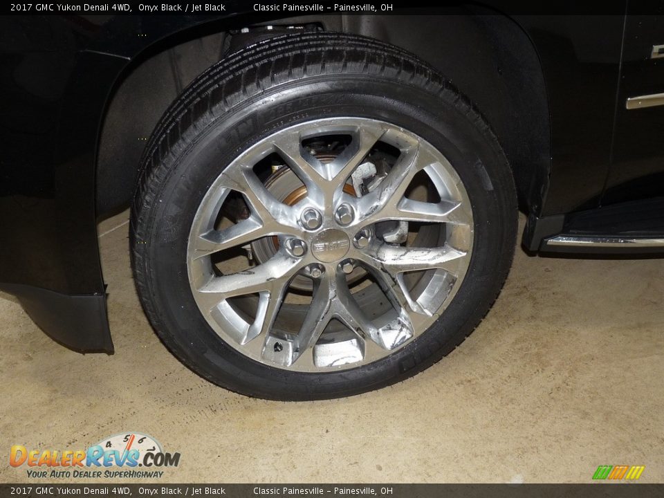 2017 GMC Yukon Denali 4WD Onyx Black / Jet Black Photo #5