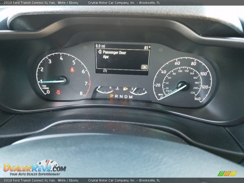 2019 Ford Transit Connect XL Van White / Ebony Photo #14