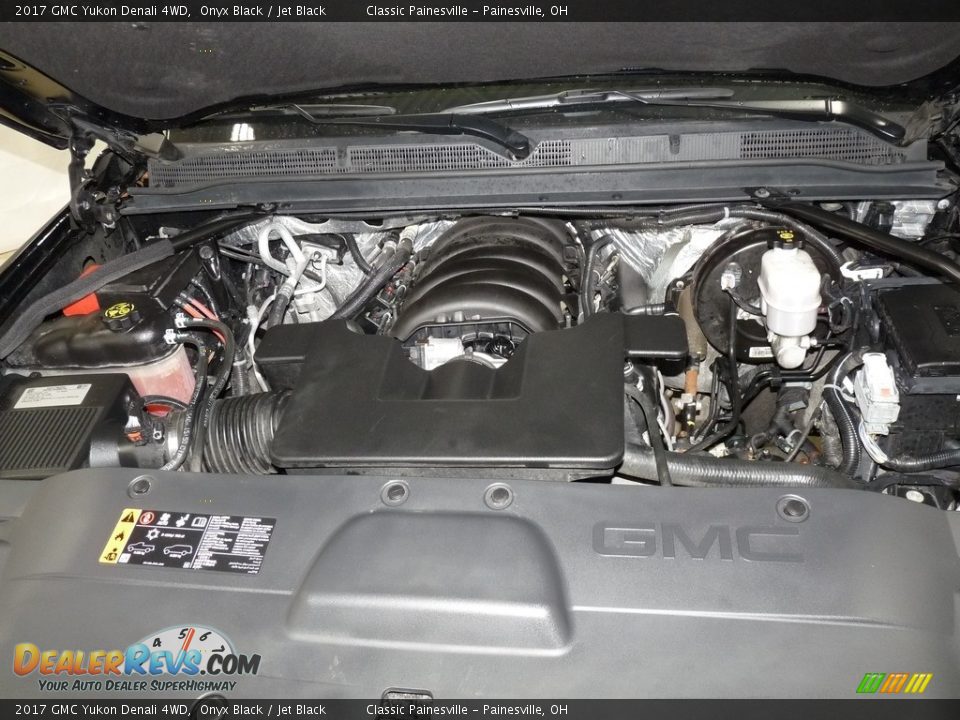 2017 GMC Yukon Denali 4WD Onyx Black / Jet Black Photo #7