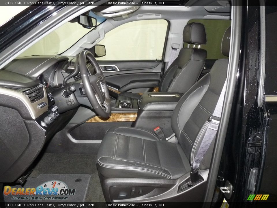 2017 GMC Yukon Denali 4WD Onyx Black / Jet Black Photo #8