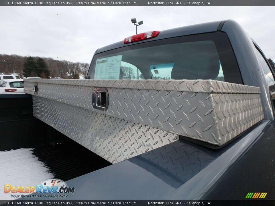 2011 GMC Sierra 1500 Regular Cab 4x4 Stealth Gray Metallic / Dark Titanium Photo #6