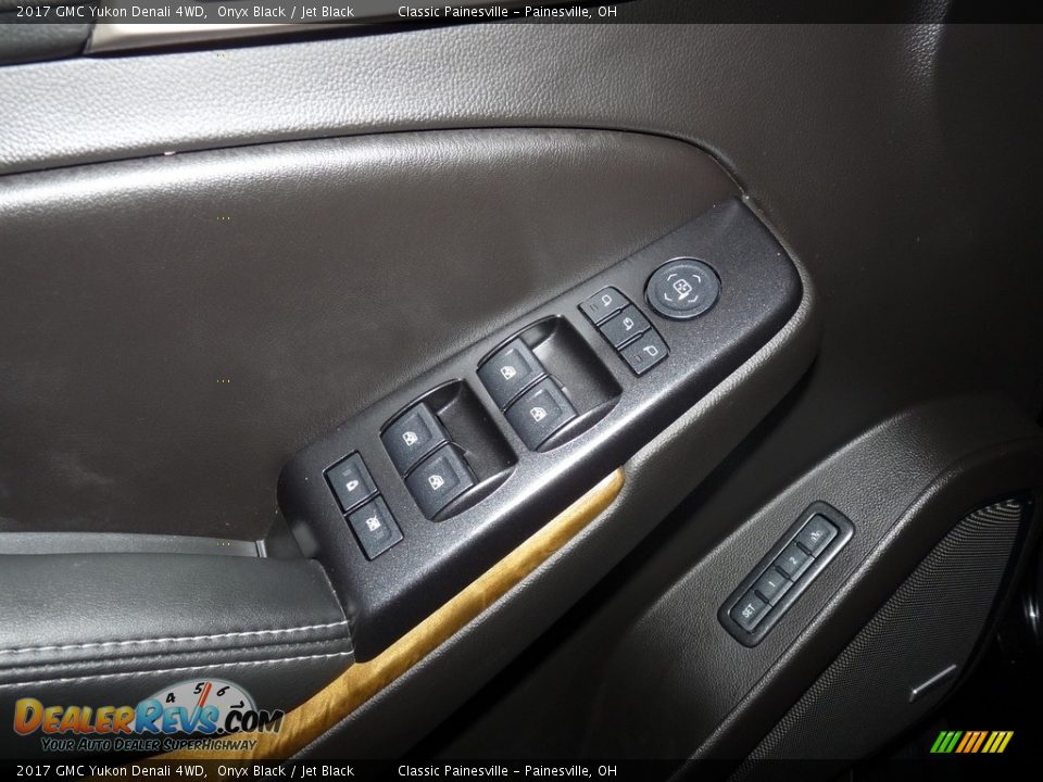 2017 GMC Yukon Denali 4WD Onyx Black / Jet Black Photo #12