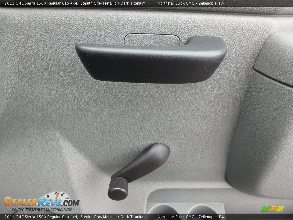 2011 GMC Sierra 1500 Regular Cab 4x4 Stealth Gray Metallic / Dark Titanium Photo #9