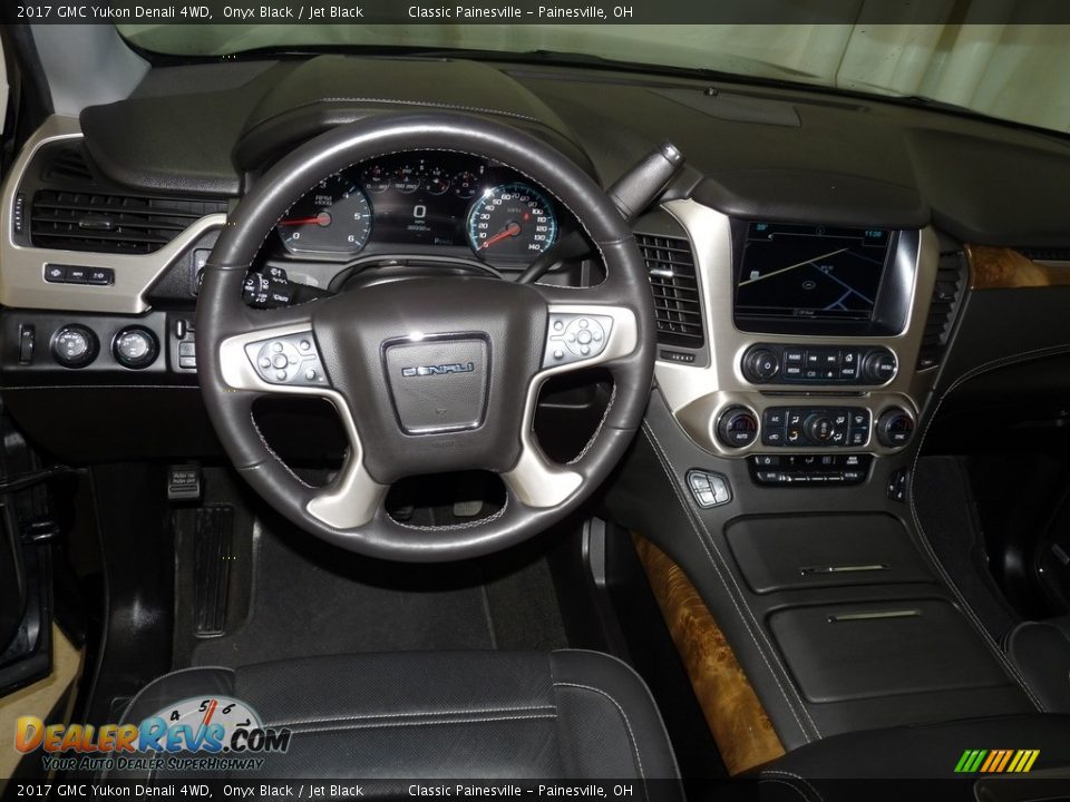2017 GMC Yukon Denali 4WD Onyx Black / Jet Black Photo #14