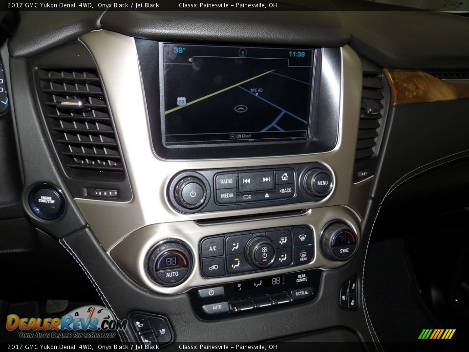 2017 GMC Yukon Denali 4WD Onyx Black / Jet Black Photo #15