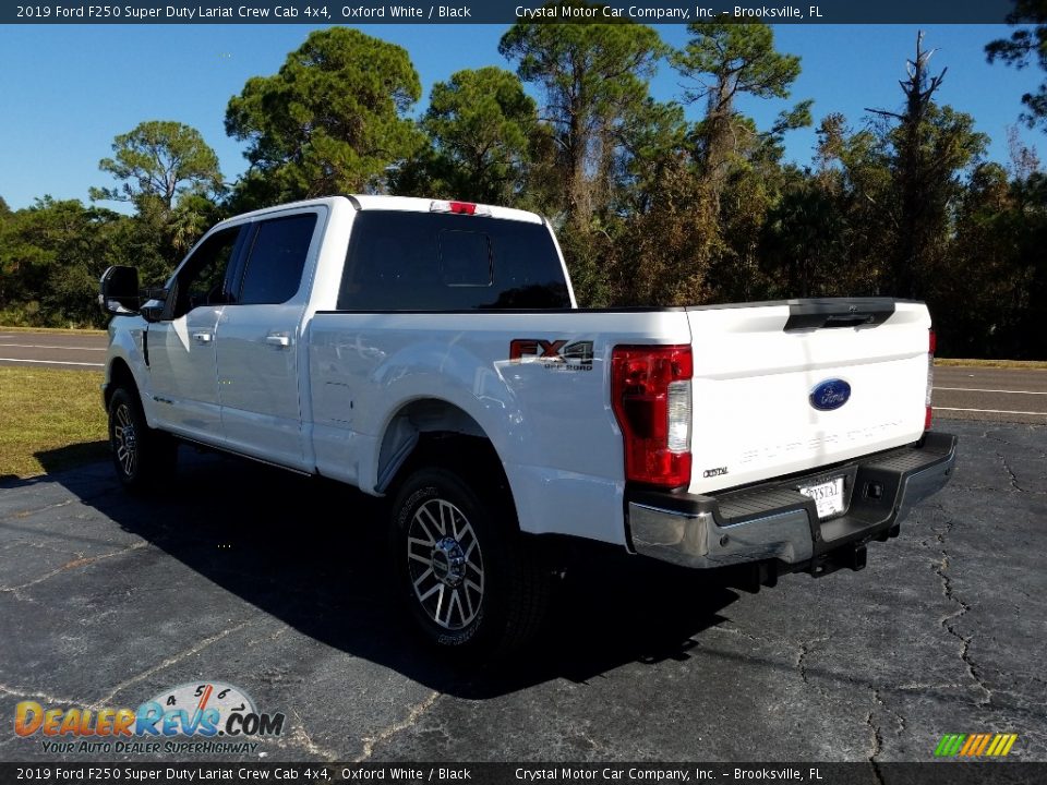 2019 Ford F250 Super Duty Lariat Crew Cab 4x4 Oxford White / Black Photo #3