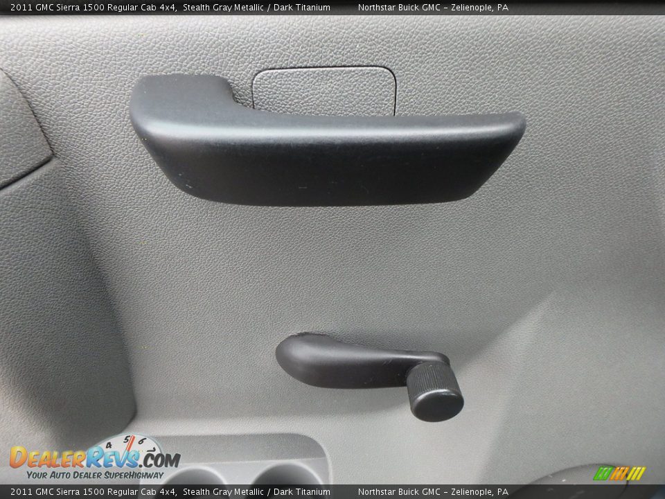 2011 GMC Sierra 1500 Regular Cab 4x4 Stealth Gray Metallic / Dark Titanium Photo #18