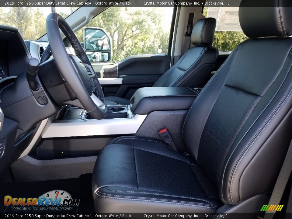 2019 Ford F250 Super Duty Lariat Crew Cab 4x4 Oxford White / Black Photo #9
