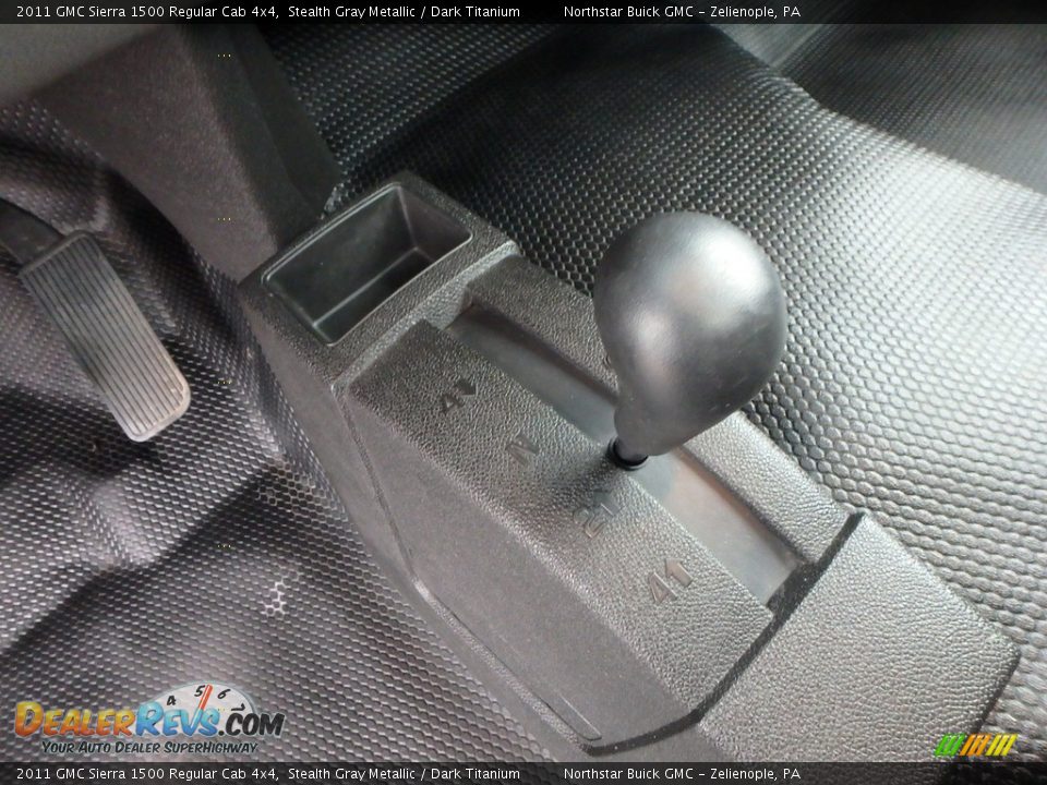 2011 GMC Sierra 1500 Regular Cab 4x4 Stealth Gray Metallic / Dark Titanium Photo #20