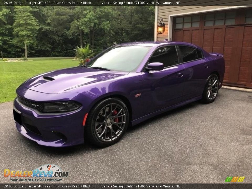 2016 Dodge Charger SRT 392 Plum Crazy Pearl / Black Photo #1