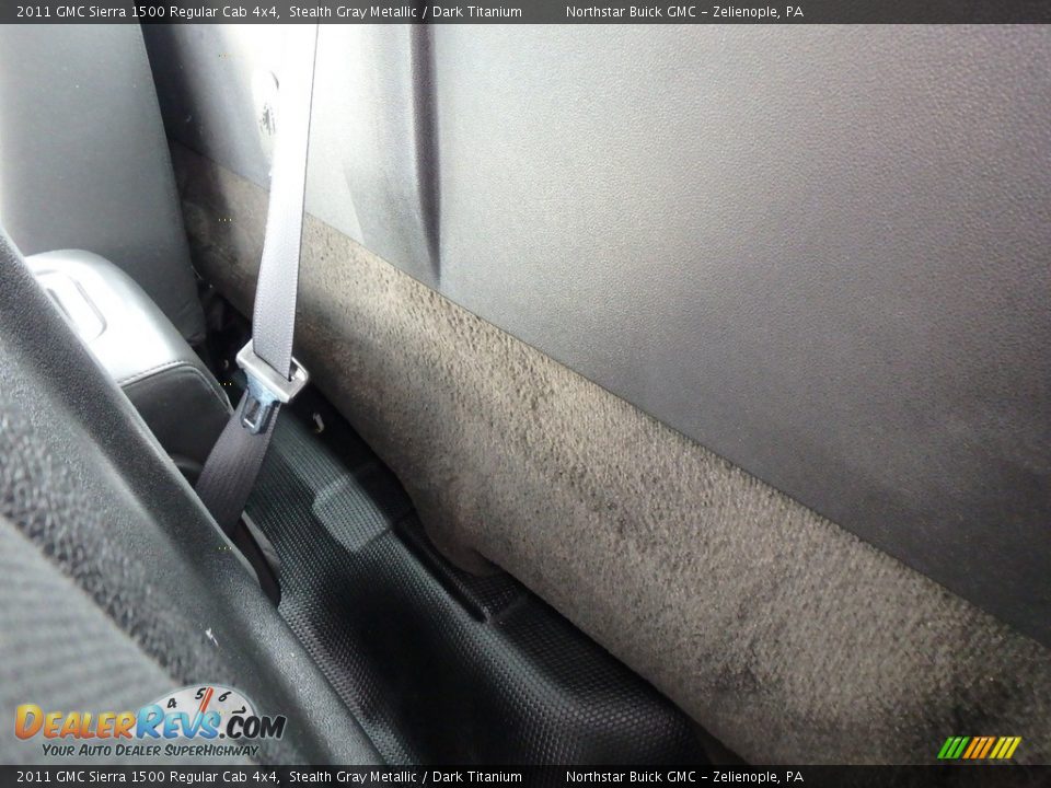 2011 GMC Sierra 1500 Regular Cab 4x4 Stealth Gray Metallic / Dark Titanium Photo #22