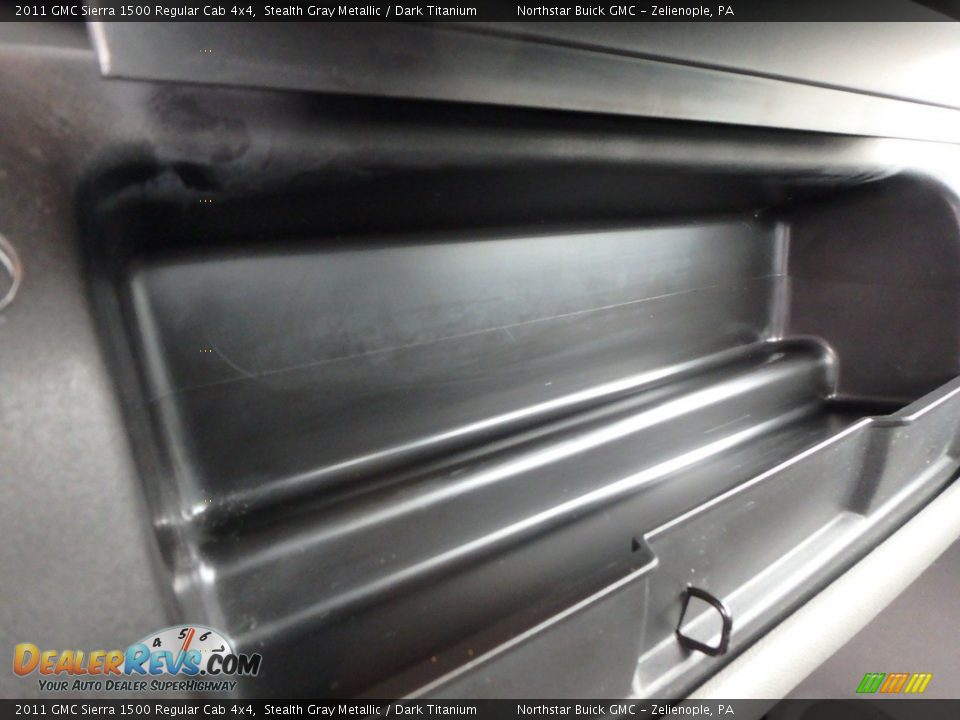 2011 GMC Sierra 1500 Regular Cab 4x4 Stealth Gray Metallic / Dark Titanium Photo #29