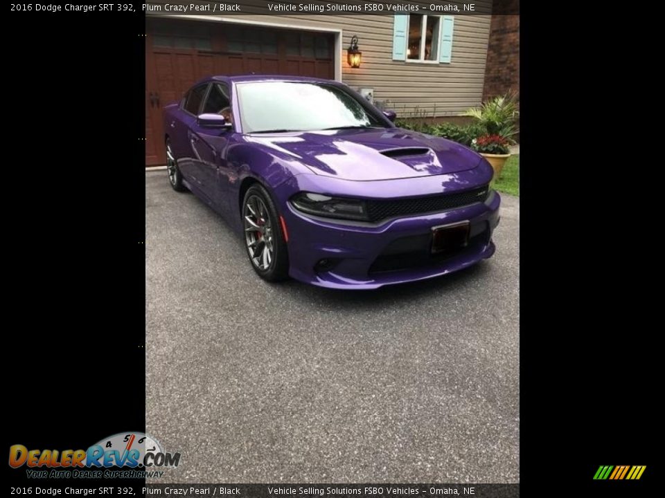 2016 Dodge Charger SRT 392 Plum Crazy Pearl / Black Photo #13