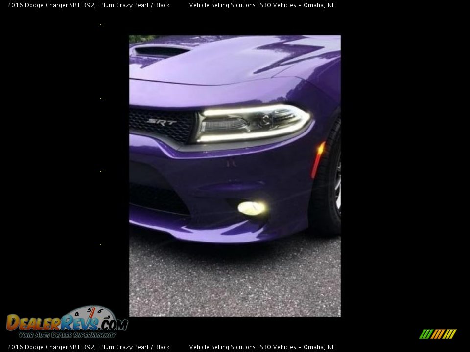 2016 Dodge Charger SRT 392 Plum Crazy Pearl / Black Photo #16