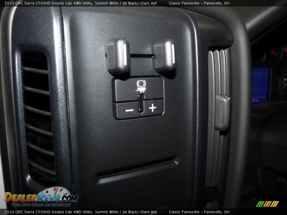 2019 GMC Sierra 2500HD Double Cab 4WD Utility Summit White / Jet Black/­Dark Ash Photo #11