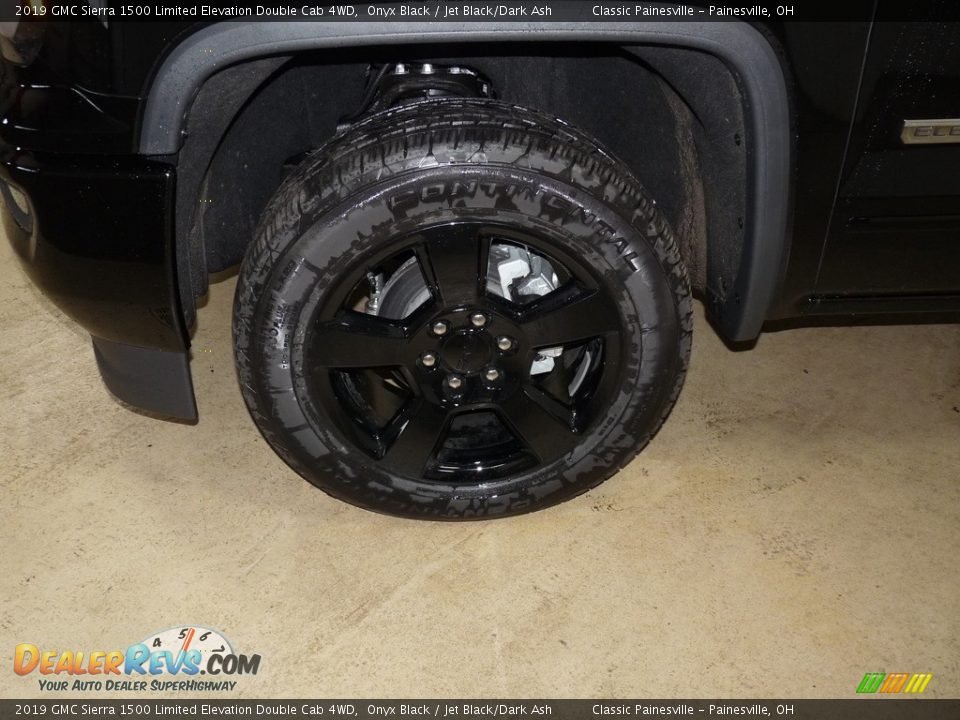 2019 GMC Sierra 1500 Limited Elevation Double Cab 4WD Onyx Black / Jet Black/Dark Ash Photo #5