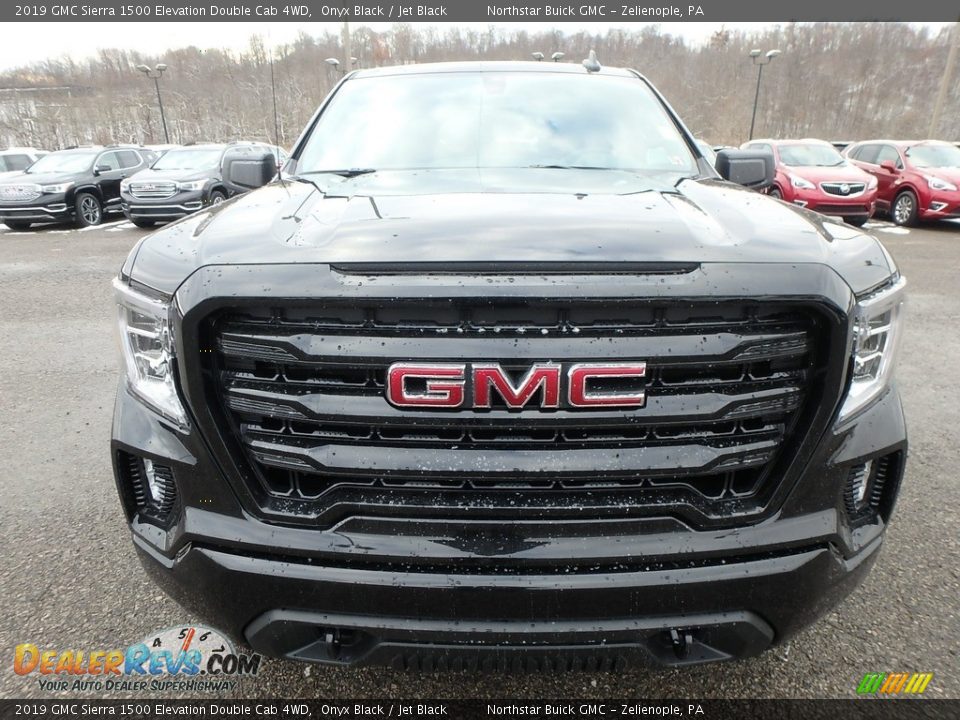 2019 GMC Sierra 1500 Elevation Double Cab 4WD Onyx Black / Jet Black Photo #2