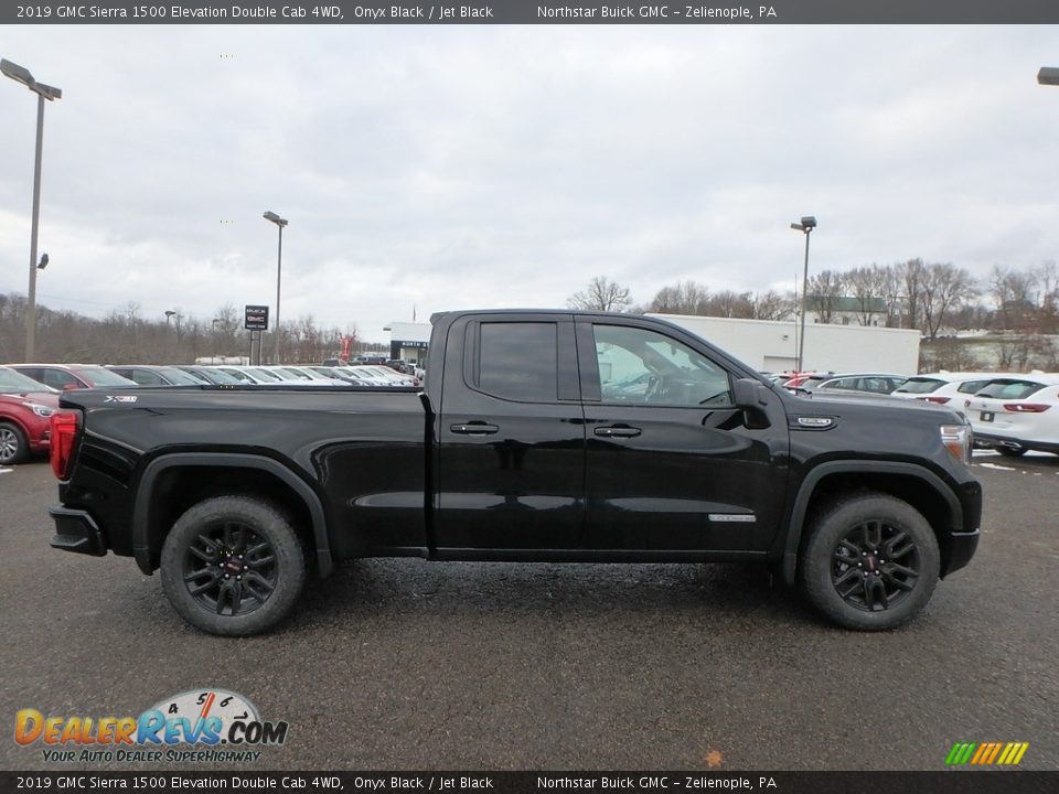 Onyx Black 2019 GMC Sierra 1500 Elevation Double Cab 4WD Photo #4